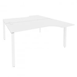 Рабочая станция на П-образном м/к ОНИКС О.МП-Д.СА-1 Белый Бриллиант / ONIX O.MP-D.SA-1