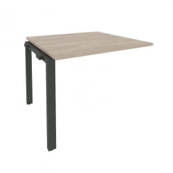 Проходной наборный элемент переговорного стола ОНИКС О.МП-НПРГ-1 Дуб Аттик/Антрацит / ONIX O.MP-NPRG-1
