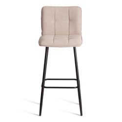 Барный стул Bari/Бари велюр, бежевый, 7, 45х56х110 см