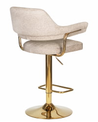 Стул барный ДОБРИН CХАРЛЙ ГОЛД (бежевый твид (ЛЕО26)) / DOBRIN CHARLY GOLD (LEO26))