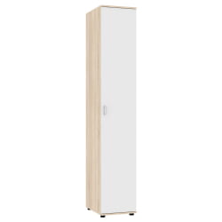 Шкаф распашный Алиса (Х2) 2230х400х540 ручка скоба 96мм (ДСС-Белый) / (H2)