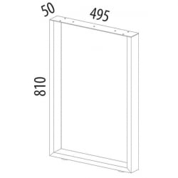 Модульная кухня ОП3 Черная для ПФБ