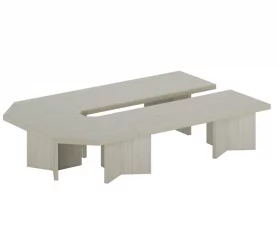 Система столов переговоров BERN 4 Светлый дуб