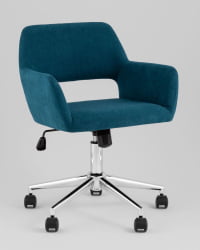 Стул офисный ROSS рогожка синий