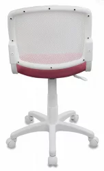 Кресло детское Бюрократ CХ-В296НКС/26-31 Белый Розовый / CH-W296NX/26-31