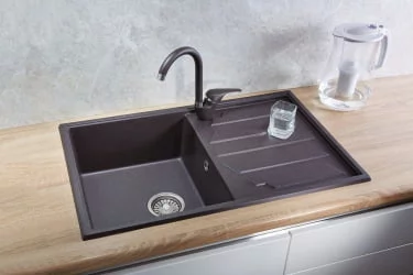 Кухонная мойка GRANULA 8002 Шварц