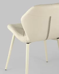 Стул Эдвин экокожа Кремовый