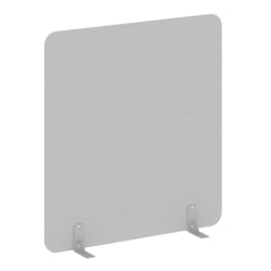 Перегородки на металлических опорах на фетровых подпятниках R-line DP.F-140-150 Серый