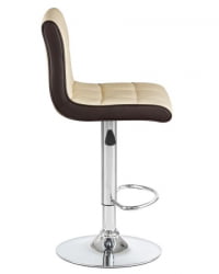 Стул барный DOBRIN CANDY (кремово-коричневый) 2 шт