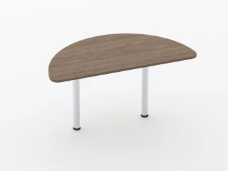 Приставка-полукруг для двух столов Glassy 2.18 Дуб Верцаска