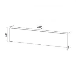 Стеновая панель высокоглянцевая СП 12 Софи