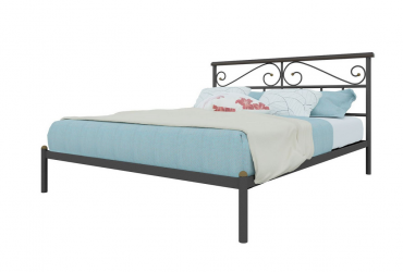 Кровать Эсмеральда 1400х2000 Черная