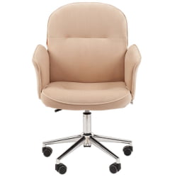 Офисное кресло CHAIRMAN HOME 130 велюр Бежевый