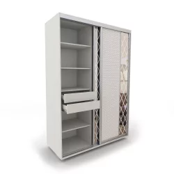 Блок ящиков для шкафа 1600x600 и 2400x600 Ящ-77 ДМ Дуб молочный