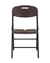 Стул складной банкетный коричневый под дерево