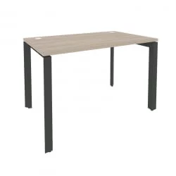Стол рабочий на П-образном м/к ОНИКС О.МП-СП-2.7 Дуб Аттик/Антрацит / ONIX O.MP-SP-2.7