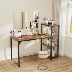 Геймерский стол EUREKA ZX-SH140A-RW с шириной 140 см Reclaimed Wood