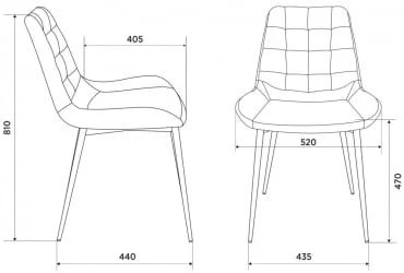 Стул для кухни Бюрократ KF-6 Молочный Velvet 20