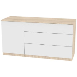 Комод Калисто(К46)699х1352х468ПУСХтоОПЕН(ДСС-Белый) / Калисто(K46)699х1352х468PUSHtoOPEN(ДСС-Белый)