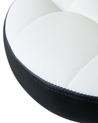 Табурет барный DOBRIN BRUNO (бело-черный) 2 шт