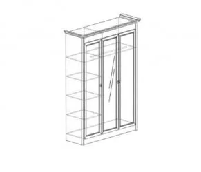 Бельевой шкаф Флоренция 671 Дуб гарвард