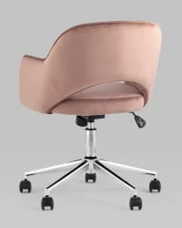 Компьютерное кресло Кларк велюр Розовый