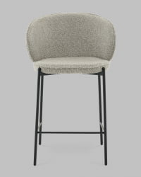 Стул полубарный Тисдейл букле светло-зеленый