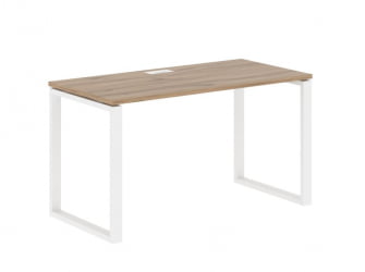 Стол письменный EDIS EQST 1367 Дуб Денвер светлый Белый