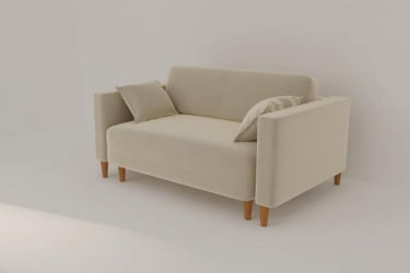 Диван прямой Урвик (Berhouse) Цвет фасада: Азур велюр; Тип: Прямой; Материал фасада: Металл/Велюр