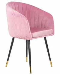 Стул обеденный DOBRIN MARY Розовый велюр 1922-16