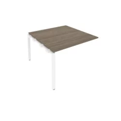 Проходной наборный элемент переговорного стола Metal System Б.ППРГ-2 Вяз/Белый