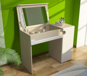 Стол туалетный Палермо Ясень шимо светлый Белый