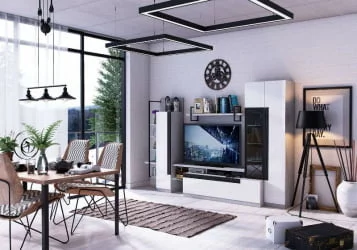 Шкаф правый Кёльн ЛД.674.060.000 Метрополитан/Белый