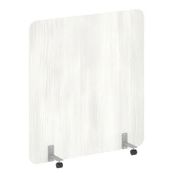 Перегородка на металлических опорах, на роликах R-line DP.R-140-150 Снежная Патина