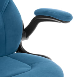 Кресло геймерское BAZUKA metalBL велюр, синий, 32