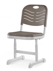 Стул ученический регулируемый пластиковый (рост 3-5) Мокко