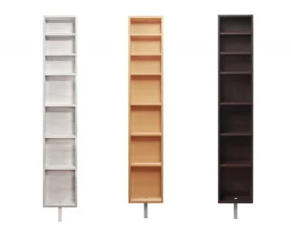 Распашной шкаф в гостиную Зум Шелф Арт Венге