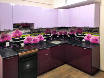 Глянцевый фартук (КОМПОЗИТ) KM 43