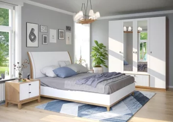 Тумба прикроватная Бари ЛД 698.110.000 Дуб Золотой Белый