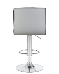 Стул барный DOBRIN CANDY (светло-серый-черный) 2 шт