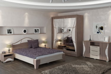 Спальня Верона №1 Ясень шимо