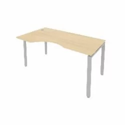 Стол письменный METAL SYSTEM Б.СА-1 Л Акация/Серый