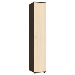 Шкаф распашный Алиса (Х1) 2230х400х540 ручка скоба 96мм (Венге-ДМ) / (H1)