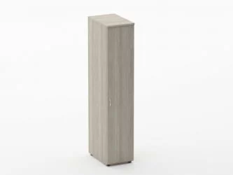 Шкаф для одежды узкий Твин 16.17.30Пр Дуб Сантана светлый / Twin