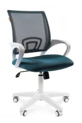 Кресло оператора Chairman 696 white TW-18 Зеленое