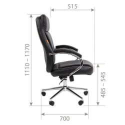 Кресло руководителя Chairman 794 экокожа Коричневый