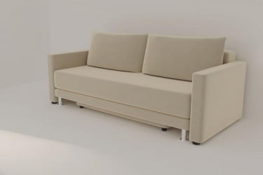 Диван прямой Сальтвик (Berhouse) Цвет фасада: Левис 09 велюр; Тип: Прямой; Материал фасада: Металл/Велюр