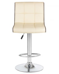 Стул барный DOBRIN CANDY (кремово-коричневый) 2 шт
