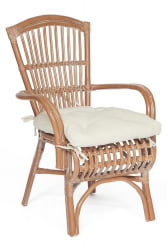 Кресло Secret De Maison Levy натуральный ротанг, 60х62х95см, натуральный/white wash