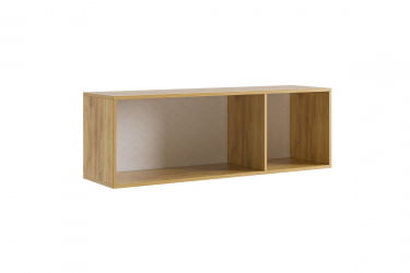 Антресоль Бери MPR-026 Дуб крафт золотой/белое дерево